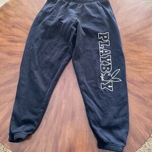 Playboy Black Joggers